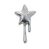 5Pcs/Pack Nail Diamond Nail Art Decor Vintage Pentagram Star Nail Drills Nail Patch Nails Decor Heart Manicure Design Accessory