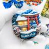 Japan Refrigerator Stickers Tokyo Travel Souvenirs Sakura Kimono Hokkaido Fridge Magnets Home Decoration Wedding Gifts