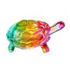 Handmade Glass Turtles Figurines Miniature Glass Turtles Figurine Glass Art Animal Figurine for Collectible,Home Decors