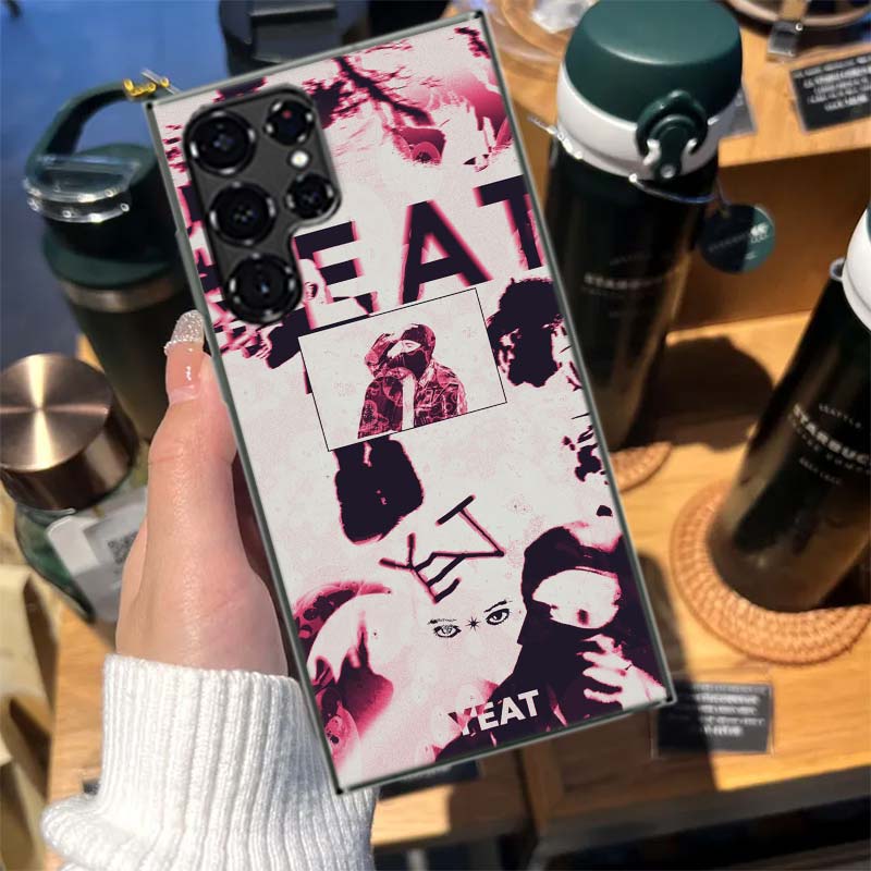 

Yeat Rapper AfterLyfe Cases Phone Case for Samsung Galaxy S26 Ultra S25 Edge S24 S23 FE S21 Plus S20 S22 S10 Cover TPU Capa Shel Samsung S21