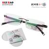 Customize Prescription Glasses Men Women Leisure Myopia Hyperopia Spectacles Rectangle Rimless Eyeglasses Fill Resin Lenses 2645