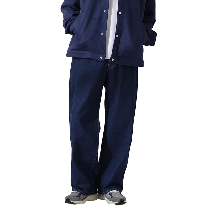 

[Nano Universe] denim pants MC TIMELESS WARDROBE relaxed fit denim 252 men s S 121 D. Navy 668-5127222