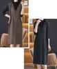 Chunachi Jumper Midi Knit Simple and Perfect for and Stylish Relaxed Suitable for Women In Their and Skirt, Length, V-Neck, Vest, Dress, Elegant,