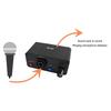 High-Gain Microphone Preamp with 48V Phantom Power, 27dB XLR Output, and 6.5mm Single-Ended Input with 22dB Gain, for Dynamic and Condenser