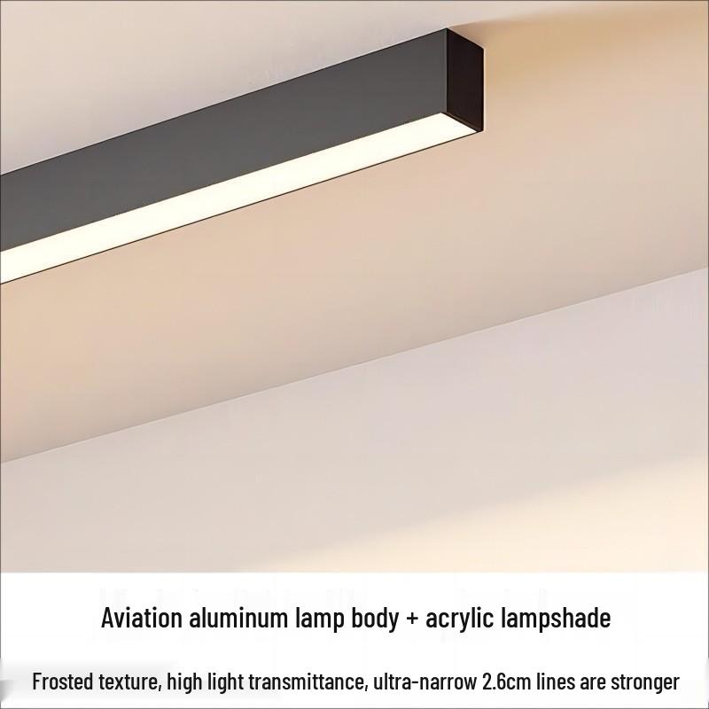 Nordic Minimalist LED Strip Light for Living Room, Hallway, Bedroom, and Balcony