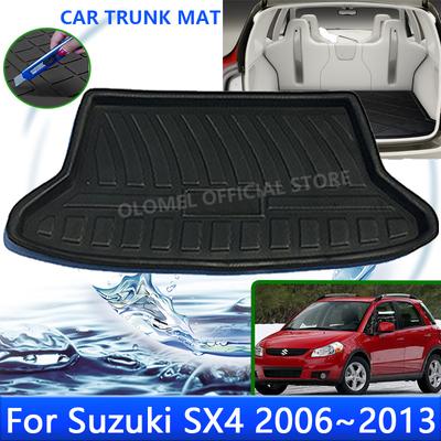 Auto For Fiat Sedici Suzuki SX4 Hatch Sedan Neo Baleno 2006~2013 2011 2008 Trunk Mat High Temperature Resistant Storage Carpet