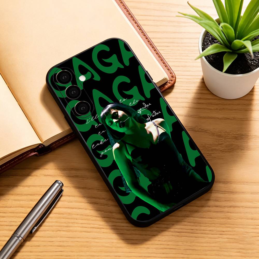 L-Lady G-Gaga Mayhem Singer Phone Case Black Silicone Soft For Samsung Galaxy A73,A72,A71,A70,A53,A52,A51