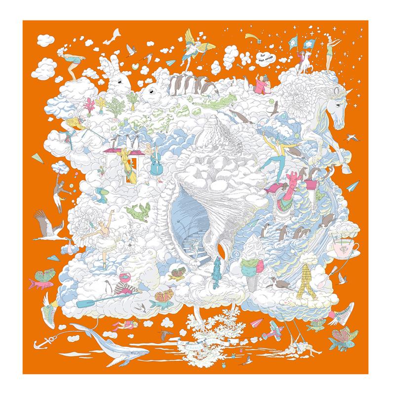POBING Twill Silk Scarf Women Euro Horse Print Square Scarves Echarpes Foulards Femme Wraps Bandana Lxury Hijab