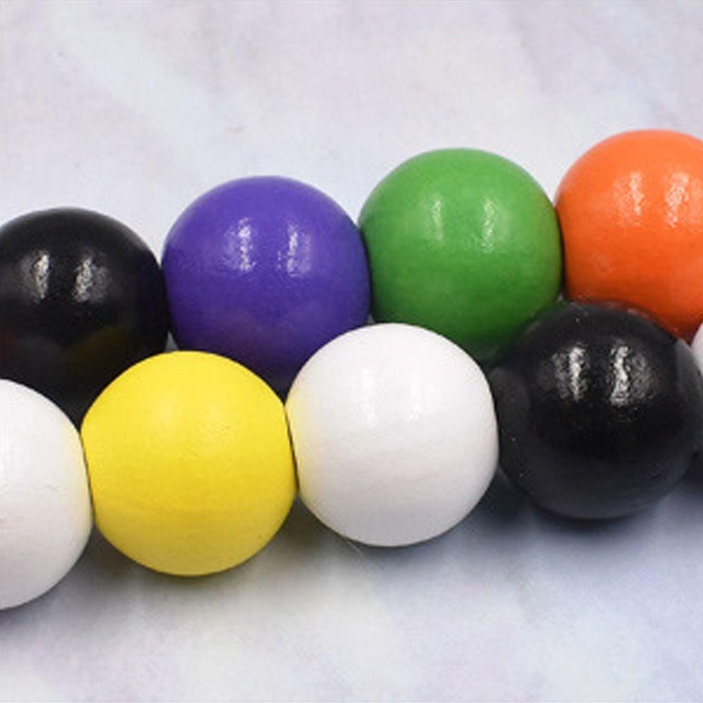Pumpkin Black Cat Halloween Wooden Bead Garland Halloween Bead String  Bracelet Making Accessory
