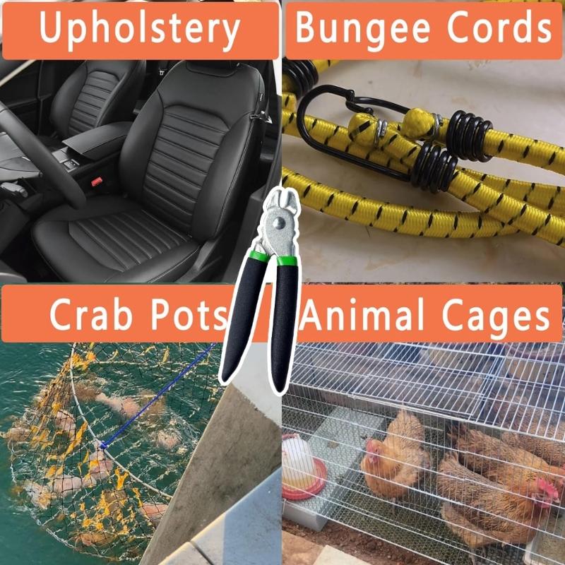 Heavy Duty Multipurpose Pliers Professional Fencing Installation Tool for Wire Fencing Pet Cages and Tarp Repair