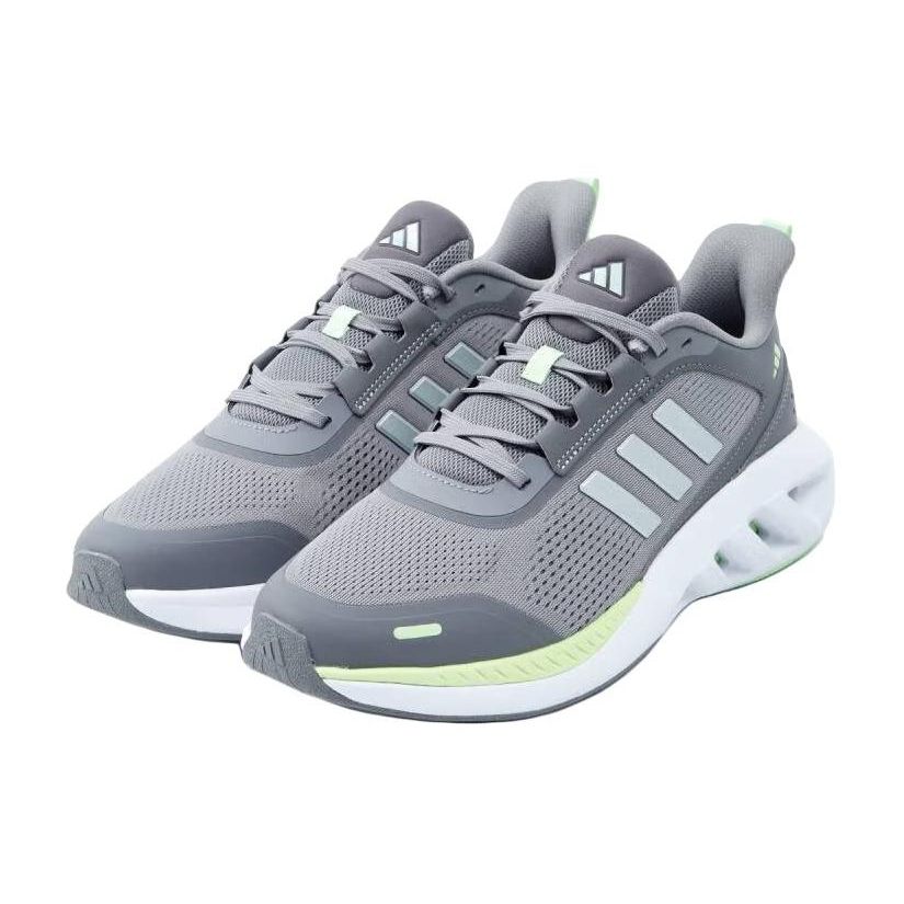 Adidas All Day Power Comfortable Fabric Synthetic Leather Shock Absorbing Breathable Lightweight Low Top Running Shoes Unisex Sneakers Gray IH6036