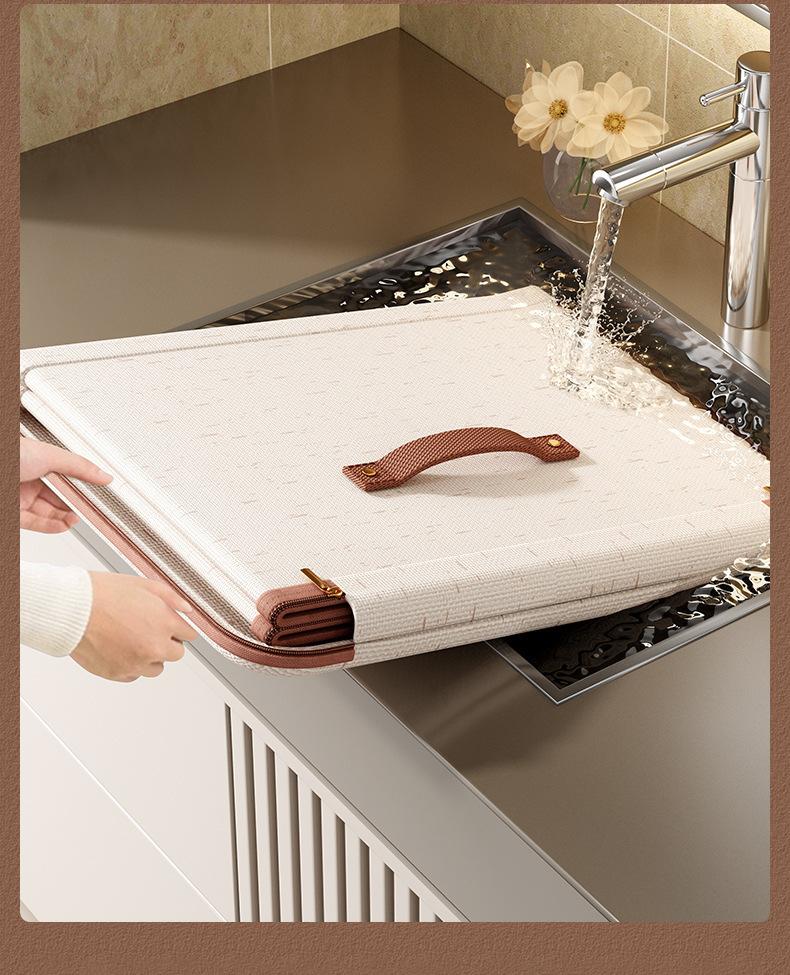 Large Household Storage Box Heavy-duty Hard Shell Cotton Linen Zipper Storage Organizer Box with Lid for Clothes Toys Blankets