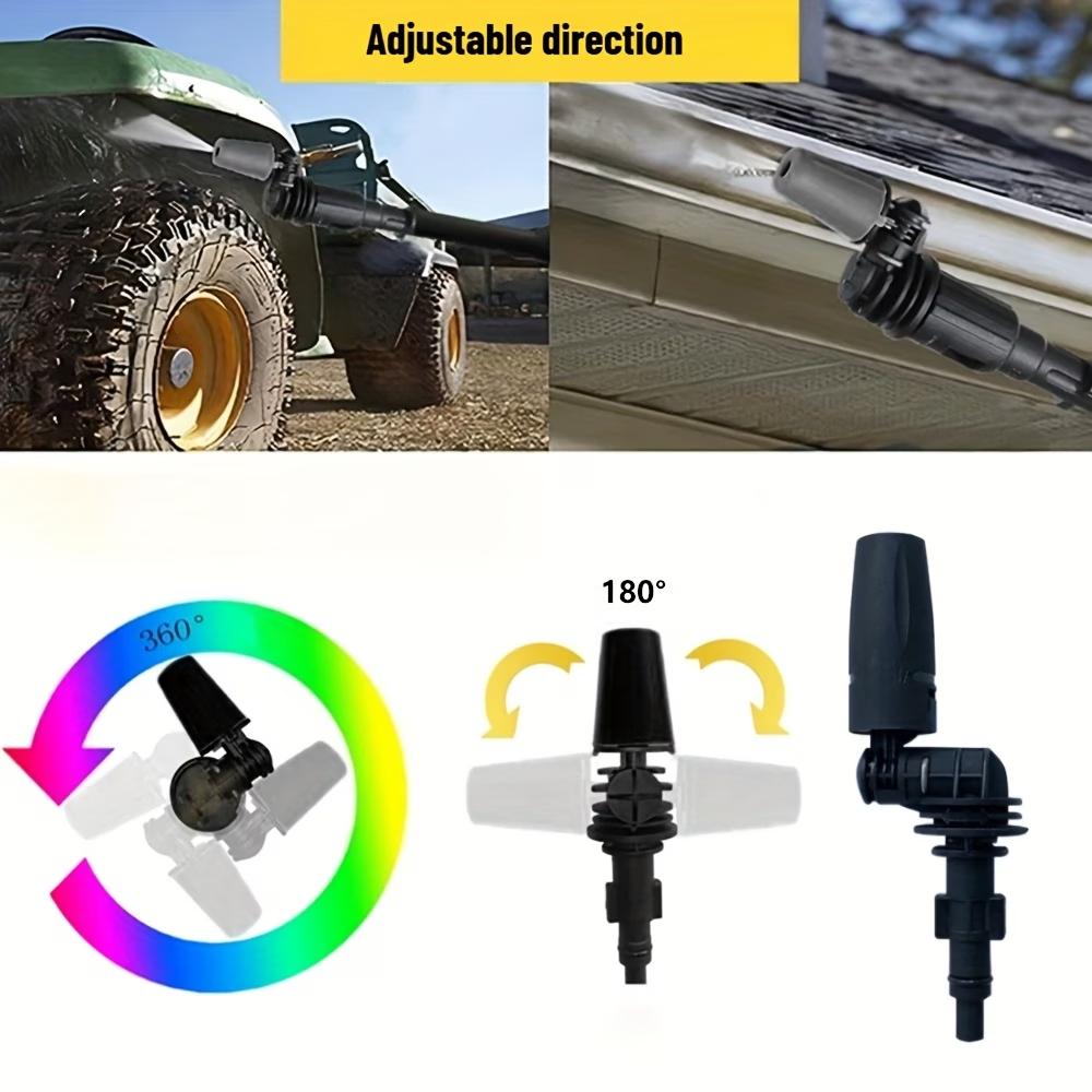 1pc Heavy-Duty 360° Rotating Nozzle Adjustable High-Pressure Spray Head Compatible With Lavor Series High-Pressure Washers