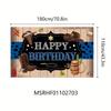 2D Westlicher Cowboy Happy Birthday Kulisse Fotografie Hintergrund