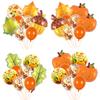 Harvest Season Thanksgiving Party Balloon Set Maple Leaf Pine Cones Pumpkin Aluminum Film Balloon Carnival Venue Decoration