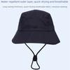 Trendy Retro Bucket Hats UPF50+ Packable Fisherman Hat Windproof Breathable Bowl Hat Unisex Outdoor Caps