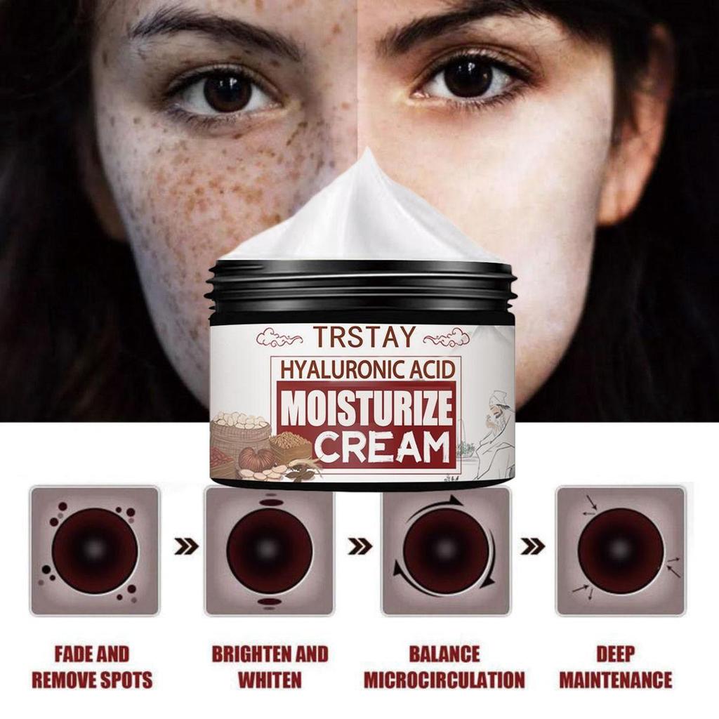 The translucent cream is gentle and non-irritating, brightens the complexion, moisturizes, lightens dullness, and firms the skin