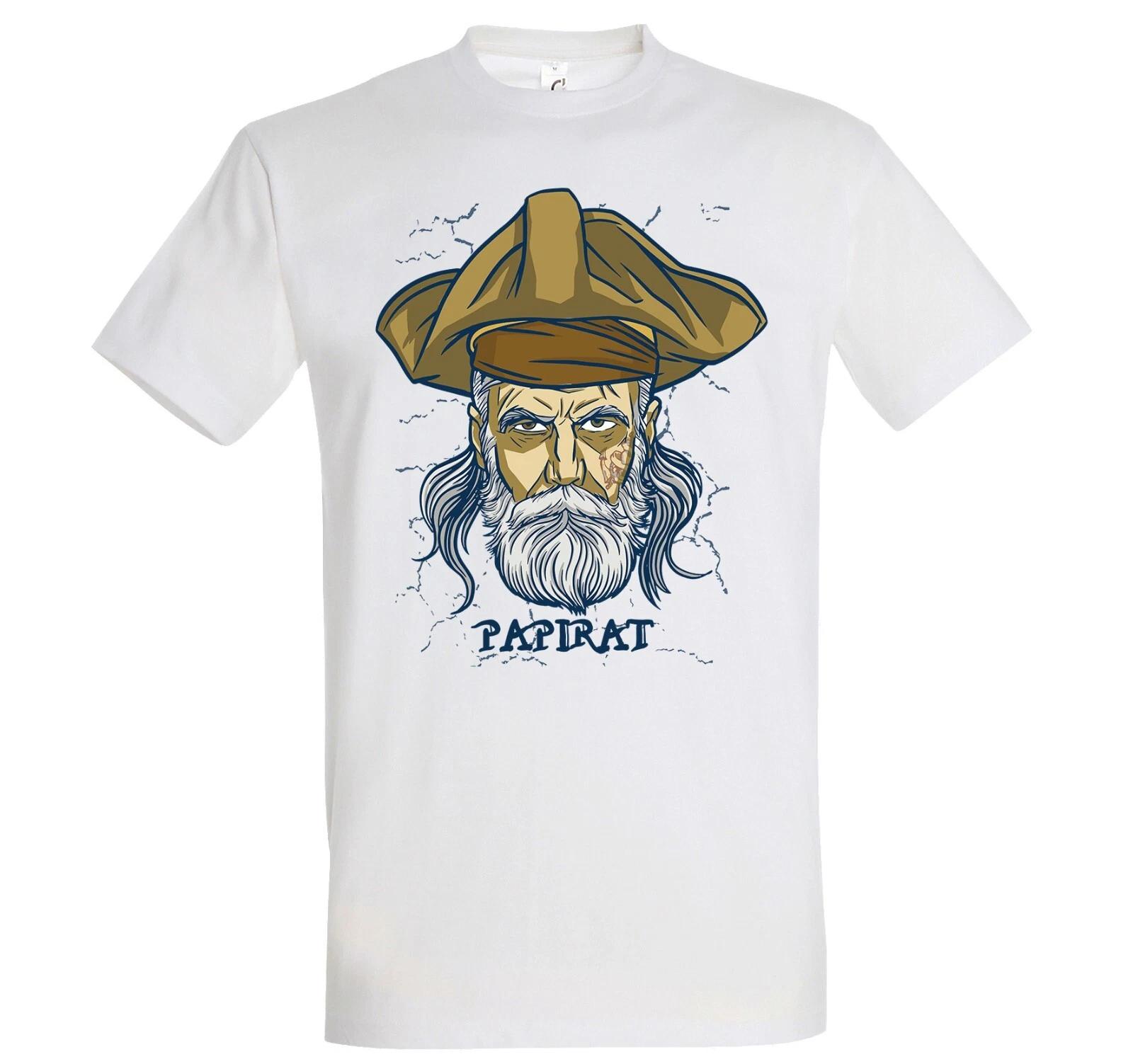 Youth Designz Mens T-Shirt Papirate Saying Funny Father Dad Gift Pirate S