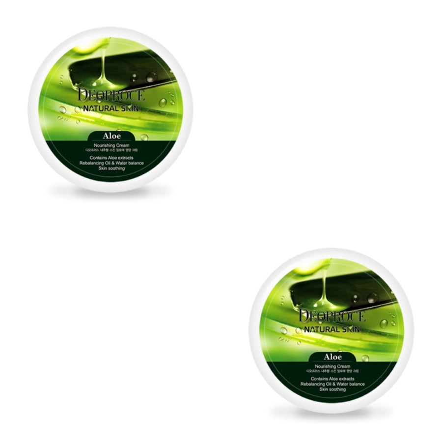 Deoproce Natürliche Aloe-Nährcreme für die Haut, 100 g, 1 Stück/2 Stück/4 Stück