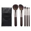High Quality Custom Traveling Size 5 Pcs New Arrival Goat Hair Makeup Brush Set