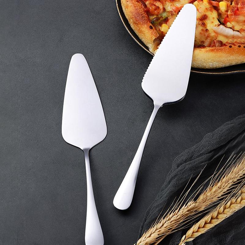 Lâmina de aço inoxidável para cortar bolos, cortador de tortas, pizzas, cortadores de bolos, espátulas de cozinha para assar e confeitar