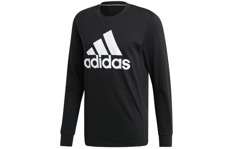 

Adidas Sweatshirts Men s Black Crew Neck Moderate Regular EB5266 XS