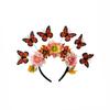 Spring and Summer Super Fairy Flower Butterfly Headband, Seaside Vacation Hawaiian Headband, Stage Performance Dress Up Headgear