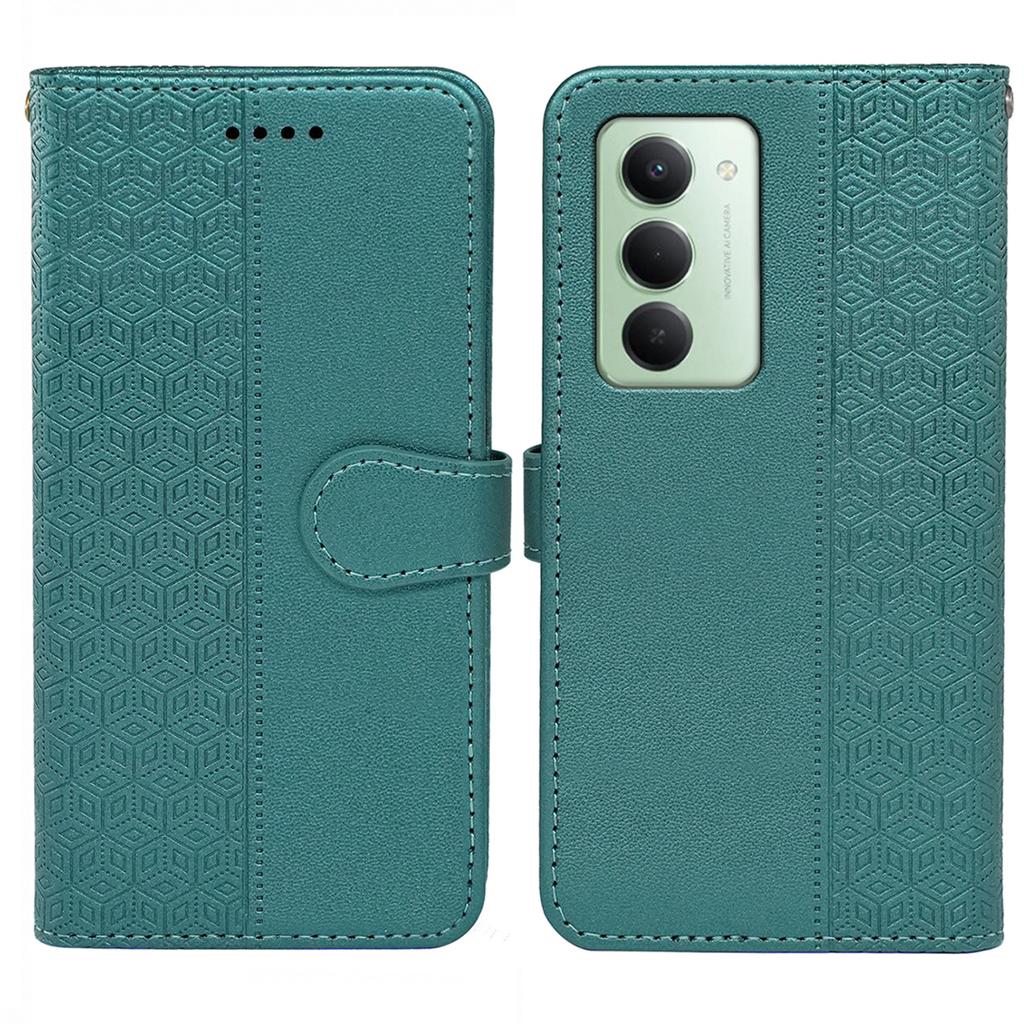 Pro Xiaomi Redmi 15 5G (Globální) (169 mm) Peněženka Pouzdro na telefon Vzorový otisk Kožený flipový kryt