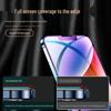 Protetor de Tela de Vidro Temperado Anti-Espião Apple 14/13 Pro Max com Filtro de Luz Azul para iPhone 12/17AIR.