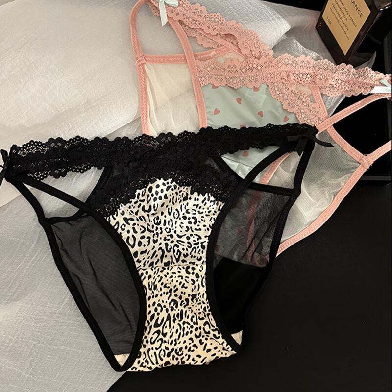 FitonTon Γυναικεία Σέξι Σλιπ Δαντέλας Διχτυωτά με Ψηλό Κόψιμο