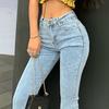 Flare Jeans Pants Women’s Vintage Denim Jeans Women High Waist Fashion Stretch Tall and Thin Trousers Streetwear Retro Jeans