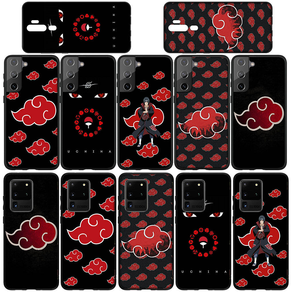Phone Case for iPhone 17 15 16 Plus Redmi Note 14 12 11 13 Pro Max Huawei P30 P20 Lite OPPO A60 A40 A80 A38 A54 Akatsuki Silicone Narutos Anime Cover