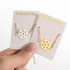 2025 Winter Luxury Snowflake Pattern Stainless Steel Pendant Bracelet for Girls