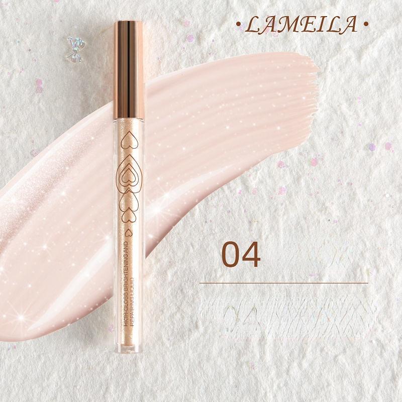 

Хайлайтер-карандаш, жидкие контурные тени, ручка, тени для носа, слезные борозды для лица, осветляющий крем шелкопряда, тонкая блестящая косметика 3.3g