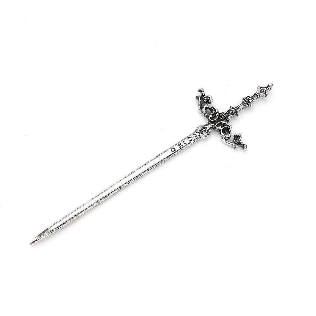 Viking Style Sea Wave Rune Sword Hairpin – Retro Norwegian Party Jewelry