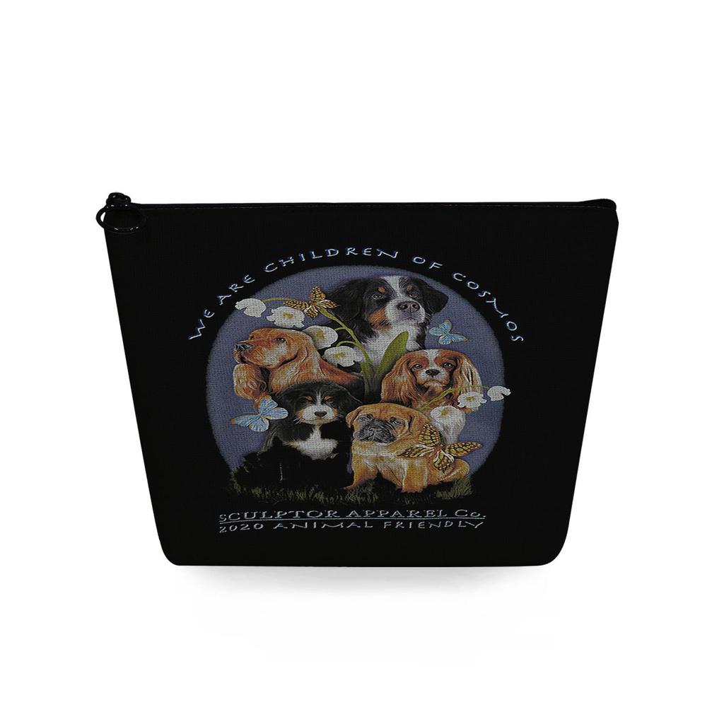 Women Mushroom Print Cosmetic Bag Toiletries Organize Travel Storage Case 6869