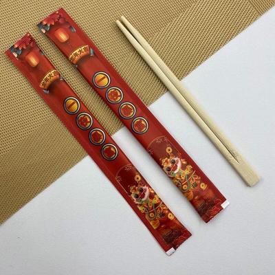 Jednorázové bambusové hůlky balené jednotlivě