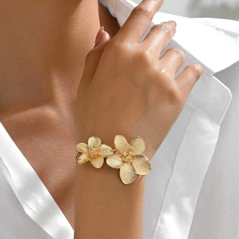 Simple White Bead & Faux Pearl Starfish Shell Jewelry Bracelet, Suitable for Women's Daily Wear and Leisure Travel