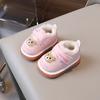 Scarpine da Neonato Squeaky con Fodera in Pile, Stivali Invernali per Bambini e Bambine, Scarpe Morbide per i Primi Passi 0-2 Anni, Grafica a Cartoni Animati