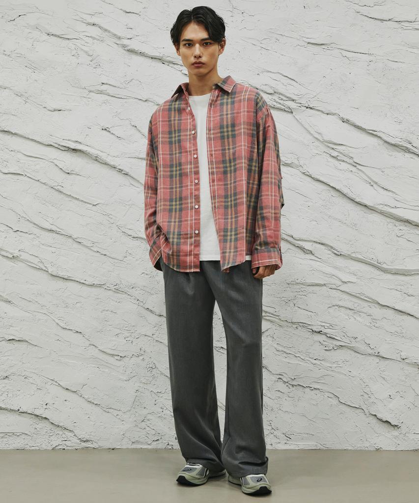 SIGNATURE [2Pack] Single-Pleat Wide Banded Slacks [4 Colors]