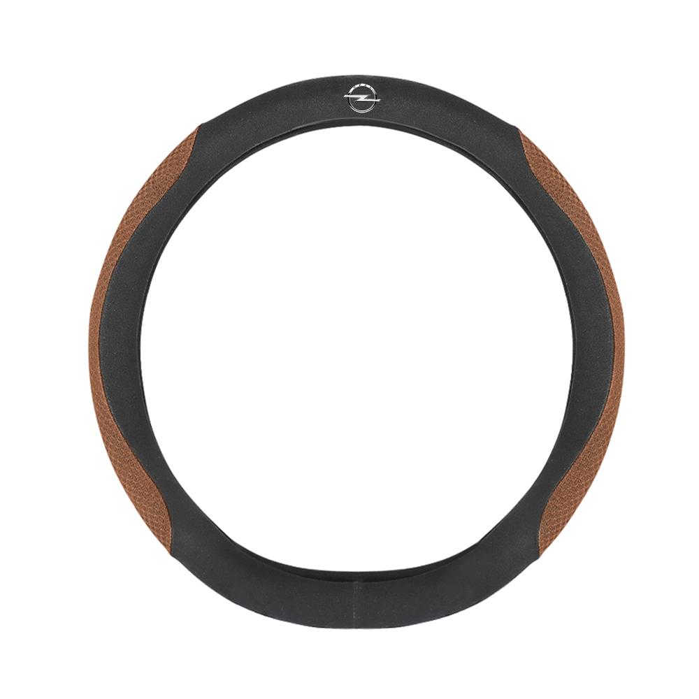 AAHK1 Car Steering Wheel Soft Suede Protector Cover Decor Accessories For Opel Zafira b Corsa d Insignia Mokka Regal Car Valve Cap
