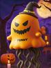Magical Dancing Ghost Pumpkin Halloween Party Decoration Gift Children's Wind-up Toy Dancing Ghost Pumpkin Baby Halloween Gift
