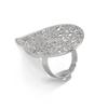 DIEZI Korean Leaves Flower Hollow Geometric Knuckle Rings For Women Fashion Gold Silver Color Metal Joint Ring Gift Jewelry