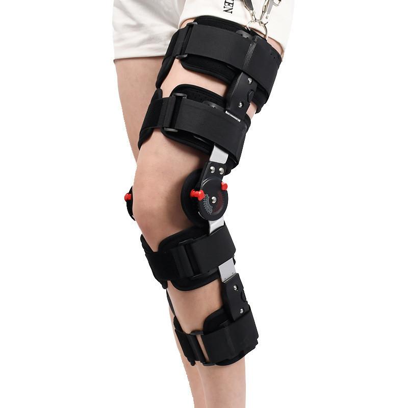

New Adjustable Knee Joint Fixation Brace Lower Limb Surgery Fixed Protective Gear Leg Ligament Support Rehabilitation Trainer Strapless