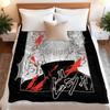 Trendy Anime Flannel Bed Fashion Blanket - Extra Warm Microfiber Sleeping Fashion Blanket 130x150cm