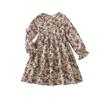 2025 Autumn/Winter European & American Girls' Long-sleeve Casual Princess Dress - Elegant & Printed