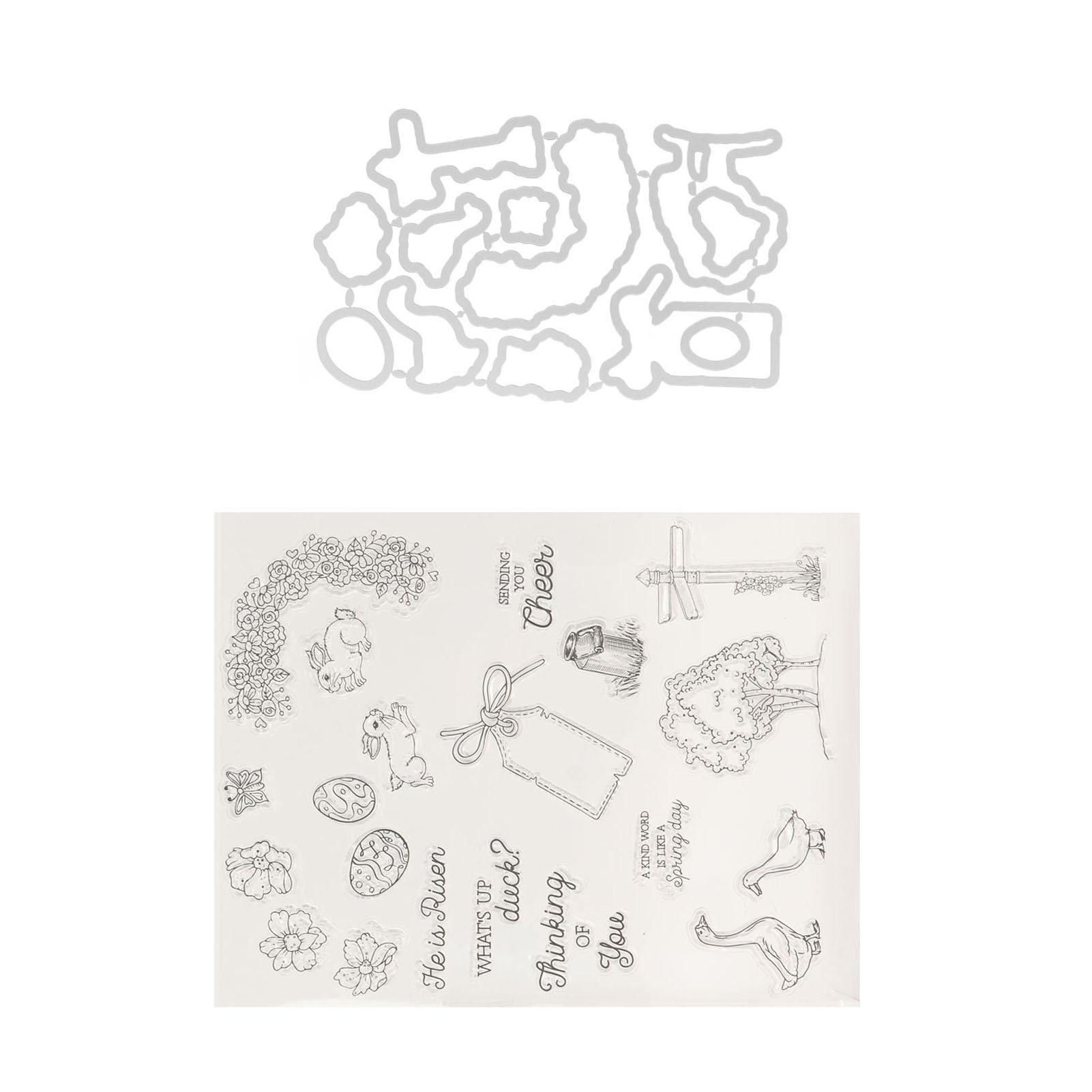 Прозрачный штамп Многоразовый Декоративный Прозрачный штамп для Фотоальбомов Дневников Открыток Рукоделия