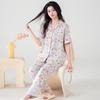 Women's Summer Short-Sleeve Pajama Set: Cute, Loose, Sweet, Three-Piece Homewear for 2026