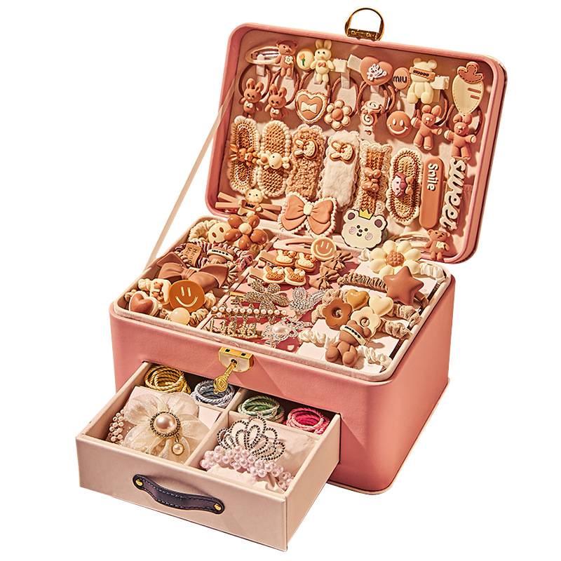 Deluxe Princess Hair Accessories & Jewelry Gift Set for Girls - Perfect for Birthdays and Children's Day