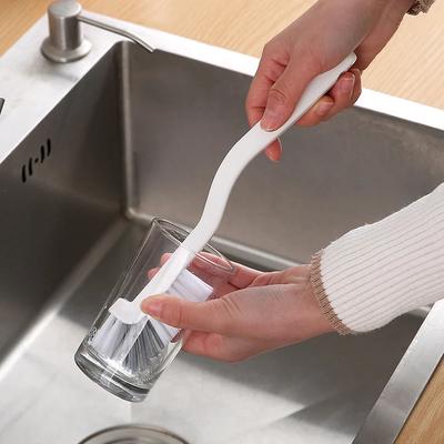 Cup Cleaning Brush Practical Kitchen Cleaning Supplies Suitable For Home Stove Cooktop Tile Sink Cup Cleaning Long Handle Brush